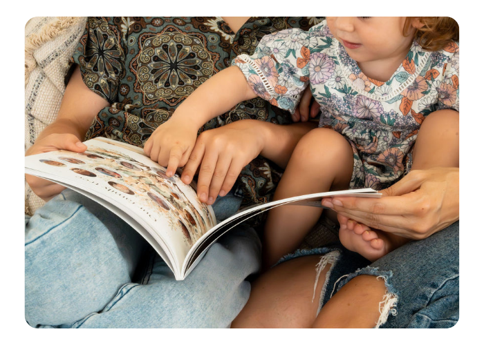 Print your memory book and enjoy reading it with your children